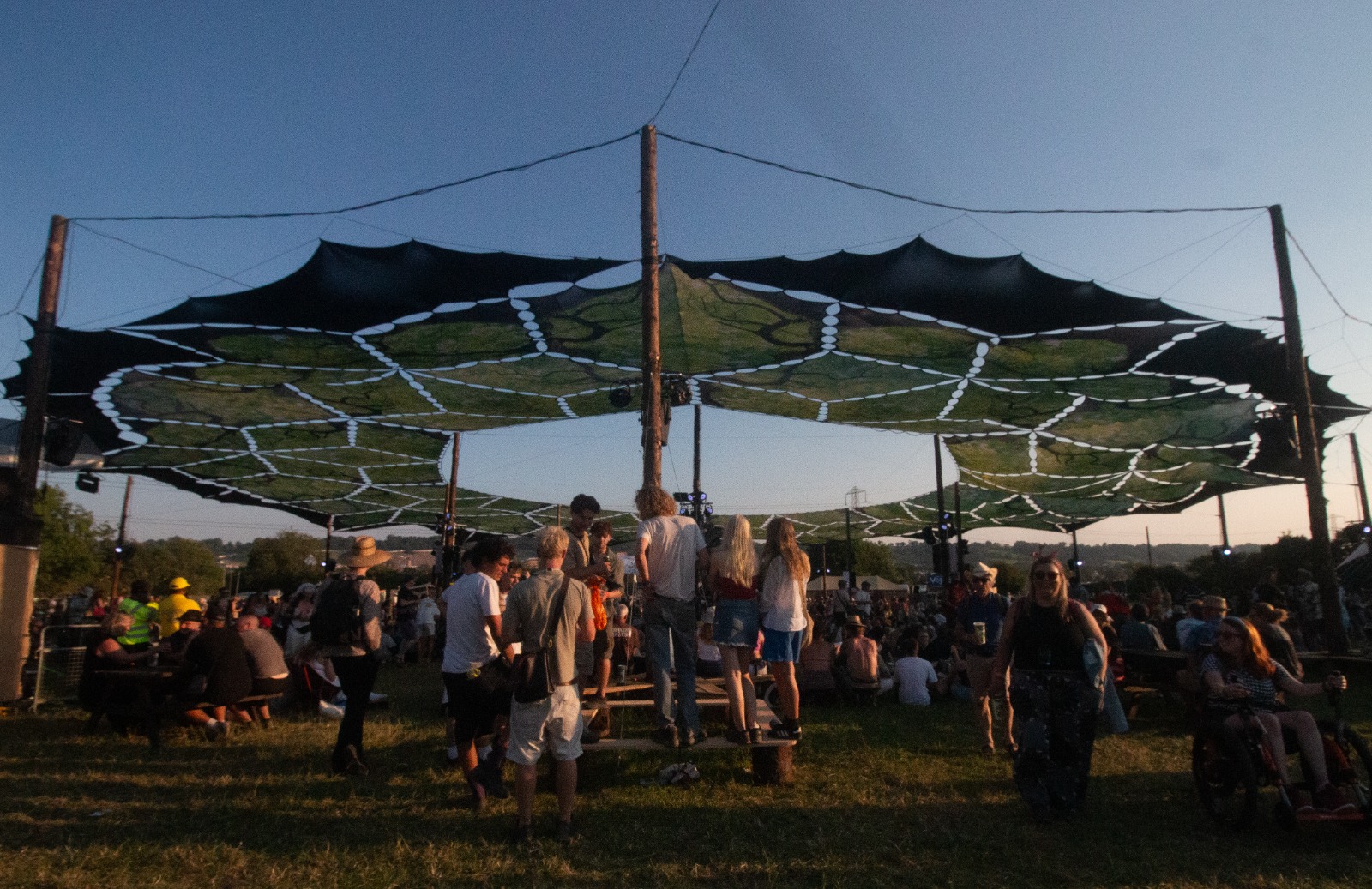 The Tree Stage at sunset